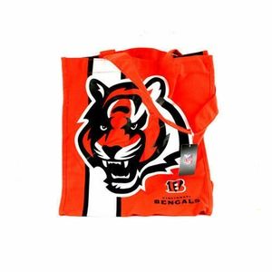 NFL Cincinnati Bengals Canvas Tote Bag 15"x15" Burrow Super Bowl
